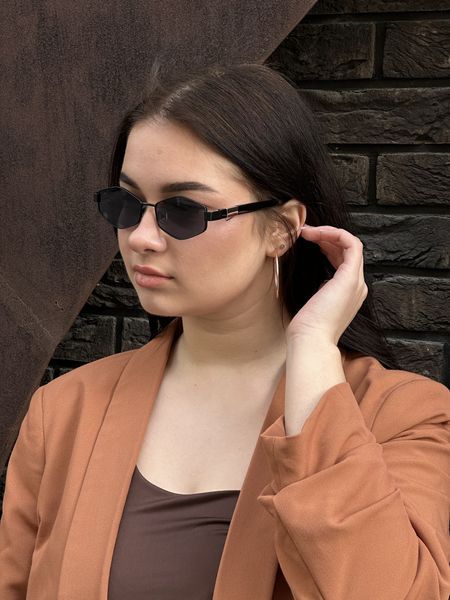 Окуляри сонцезахисні жіночі ромби UV400 5849 фото
