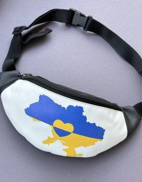 Сумочка бананка дитяча для дівчинки з сердечком 2296271758 фото